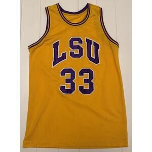 Vintage LSU Tigers Shaquille O’Neal NCAA Basketball Jersey Size L Large Shaq